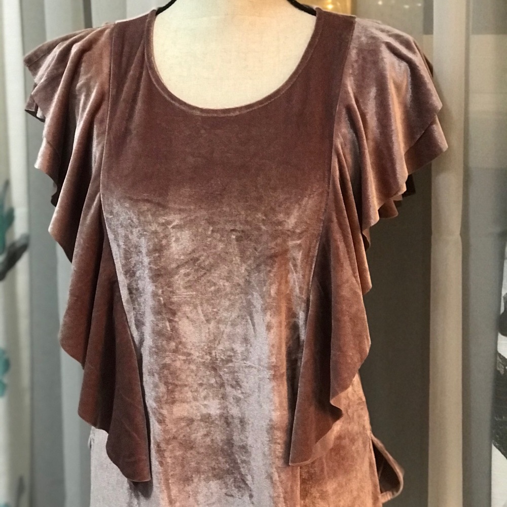 Beautiful velvet dressy top size S